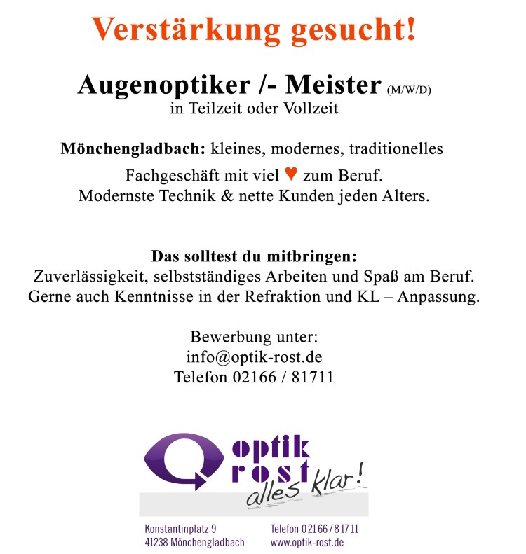 Stellenanzeige